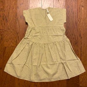 Rylee + Cru Grid Vienna Dress 6-7y NWT